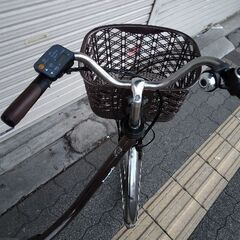 [Panasonic]ViVi(ビビ)・DX 26吋電動アシスト自転車 6.6Ahバッテリー+充電器+キー2本(チョコブラウン)の画像