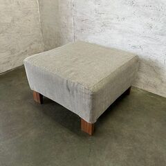 【ジモティ限定特価】 オットマン スツール ファブリック 布張り N0487Gの画像