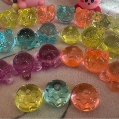 星のカービィ　カラフルな置き物フィギュアの画像