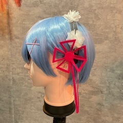 リゼロ レム ラム コスプレセット ウィッグ付き メイド服の画像
