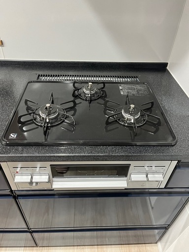 美品　ビルトインコンロ　タカラスタンダード　プロパンTN36V-60T 2024年製