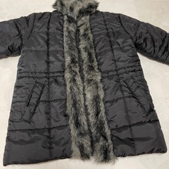 黒 暖かい ダウンコート🌈9ＡＲ