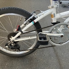 ダホンの折り畳み自転車の画像