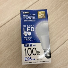 新品未使用LEDライト26口金