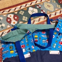 レッスンバッグ　上履き入れ　巾着袋の画像