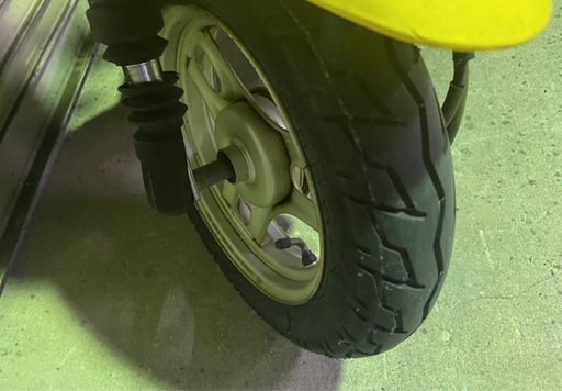 【売約済】実働 BT新品 バリ溝 ホンダ AF67 トゥデイ 4スト バイク 原付 スクーター イエロー