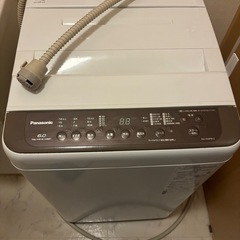 Panasonic 洗濯機【受け取り予定者決定】
