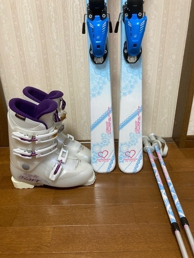 【取引決定しました】ジュニア スキー 3点セット　女の子用
