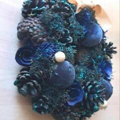 クリスマスリースの画像