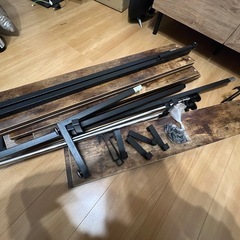 つっぱり棚 【アンティーク木目調】の画像