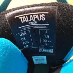 【お話中】子供　スノーボード　ブーツ　21cm　の画像