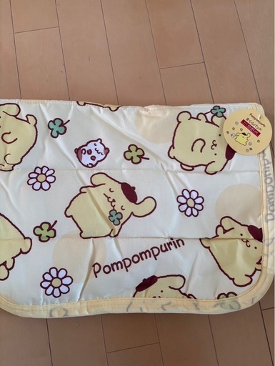 未使用ポムポムプリン 敷きパッド 枕パッド 枕 3点セットで！