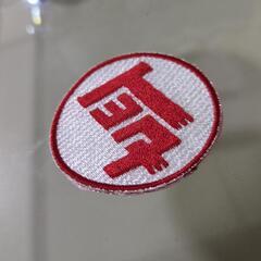 トヨタ 旧ロゴ 刺繍 ワッペン 赤 TOYOTAの画像