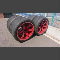 RAYS　TE37RT  10.5J  295/30R18 右前...