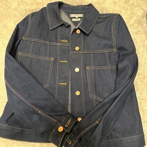 ダークブルー デニムジャケット MACHATT ダークブルー デニム
