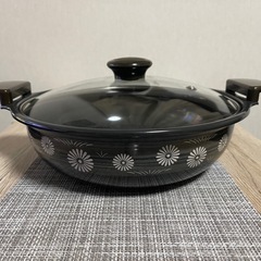 ガラス蓋鉄鍋