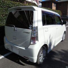 年内可 込プライス１９万円 ワゴンＲ スティングレー Ｔ ターボ MH23S 修復無し パールホワイト 本車検２年受 機関良好の画像