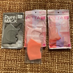PITTA マスク パステル3枚入り　他　マスク6枚セットの画像