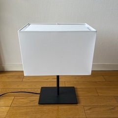 無印良品 スタンドライトスチールスタンド・四角 シェード 深澤直人　