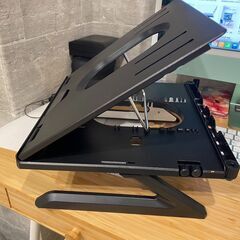 エレコム ノートPCスタンド 折りたたみ 8段階 9.5cmの画像