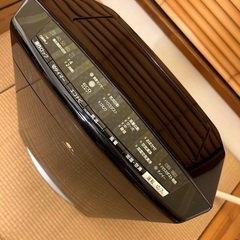 花粉対策　空気清浄機　パナソニック　エコナビ　ブラック　黒　F-VXG50 加湿器の画像