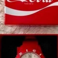 コカ・コーラ★腕時計★説明書★保証書★有り★電池交換無し★電池きれです★交換サービス致します。の画像