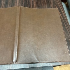 メニュー6冊セット！バラ売り可！キングジム レザフェス　メニューファイル 茶 A4の画像