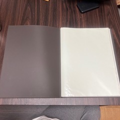 メニュー6冊セット！バラ売り可！キングジム レザフェス　メニューファイル 茶 A4の画像
