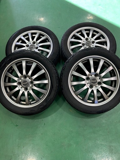 【中古】?15インチ?社外アルミ  タイヤホイールセット‼️
