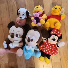 ディズニー ぬいぐるみ 6点セット ベビー ミッキー 、ベビー ...