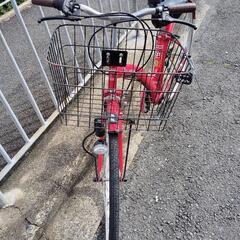 自転車　27インチ軽快自転車　外装6段変速付き　スタイリッシュなシティ自転車　キャリア付で通勤や買い物に最適！
の画像