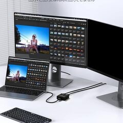 【4K安定版】HDMI 切替器 4K 60HZ hdmi Ver2.0 セレクター 1入力2出力/2入力1出力 双方向 HDCP 2.2 手動 切り替え PS4 Pro DVDプレーヤー HDTV対応の画像