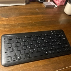 【美品】ELECOM ワイヤレスキーボード マウスセット