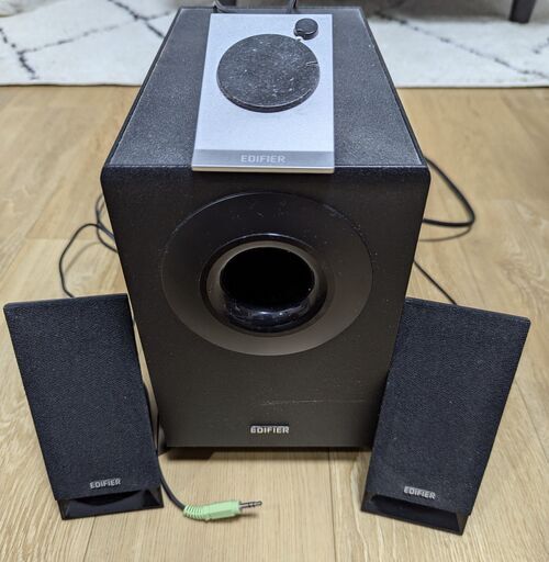 2.1ch ゲーミング マルチメディア用 アクティブ スピーカー ブラック