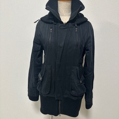 レディース　秋冬　コート　黒