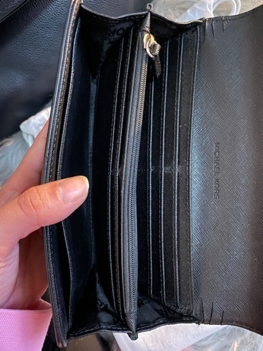 マイケルコース MICHEAL KORS 財布 長財布 黒 ブラック