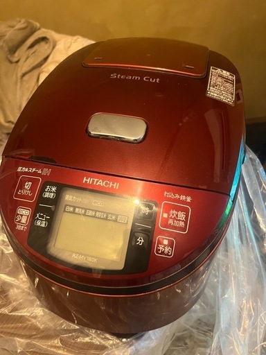 圧力＆スチームIHタイプ　ジャー炊飯器［1升炊き］（RZ-MV180K）