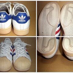 2010年製 25.5cm adidas スーパースター トリコロール スニーカーの画像