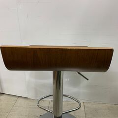 カウンターチェア バーチェア 回転式フットレスト付 家具 イス チェアの画像