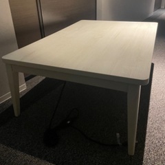 コタツ 白 ホワイト テーブル こたつの画像