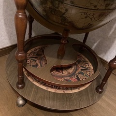 地球儀 ワインラック オブジェの画像
