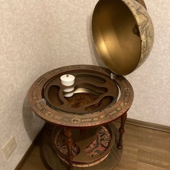 地球儀 ワインラック オブジェの画像