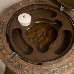 地球儀 ワインラック オブジェの画像