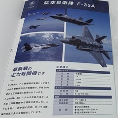航空自衛隊 F-35A ペーパークラフト  の画像