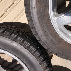  冬タイヤ ★ 155/65R13 ★ 2020年製 ★ バリ山4本組 ★ 13インチアルミ付き ★ 軽自動車の画像