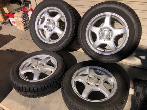 冬タイヤ ★ 155/65R13 ★ 2020年製 ★ バリ山4本組 ★ 13インチアルミ付き ★ 軽自動車