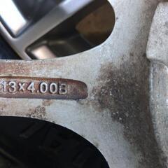 アルミホイール　タイヤ４本セットの画像