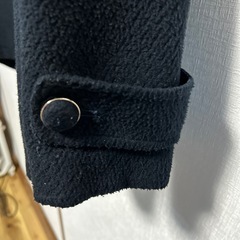 【おしゃれ洗剤で洗濯済】ダッフルコートショートMサイズ （ファー付きフード）の画像