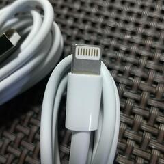 i-Phone 充電ケーブル ライトニングケーブル 純正品質【1M/2M 各1本】の画像