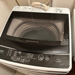 AQUA 2021年製
洗濯機　5kg ジャンク品 